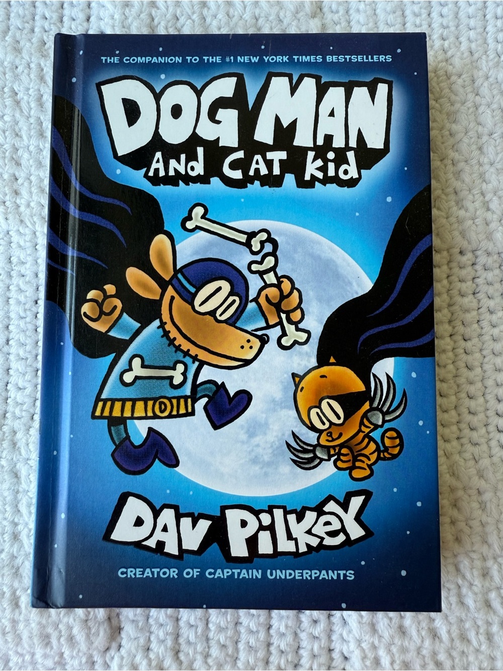 Dog Man and Cat Kid graphic novel by Dav Pilkey